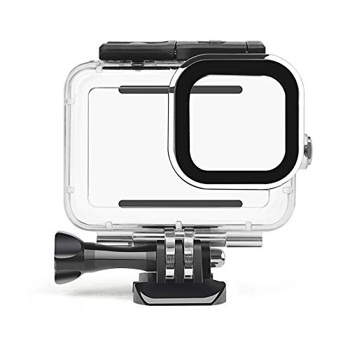 Onelen Waterproof Housing Case for Gopro Hero 9(Black), Underwater Diving Protective Shell 60M/196FT with Quick Release Mount and Thumbscrew Protective for Gopro Hero 9 Action Camera