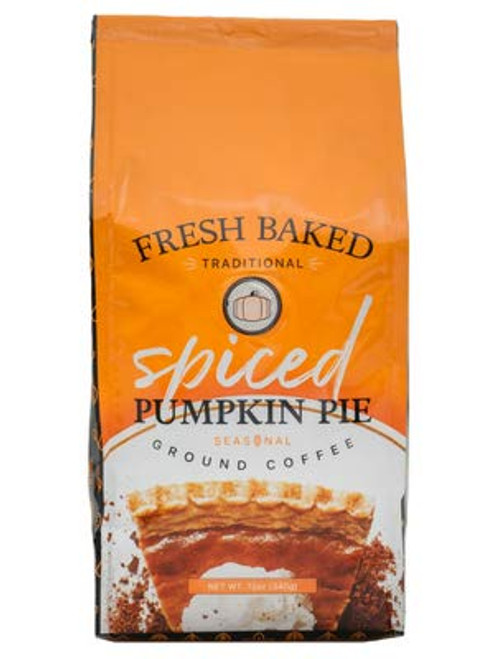 Gourmet Flavored Ground Coffee, Spiced Pumpkin Pie 12 OZ Bag, Limited Edition Holiday Flavors Gourmet Flavored Ground Coffee, Spiced Pumpkin Pie 12 OZ Bag, Limited Edition Holiday Flavors