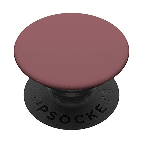 All Plain Solid Red Color Pop Socket Grape Red for Women PopSockets PopGrip: Swappable Grip for Phones  and  Tablets