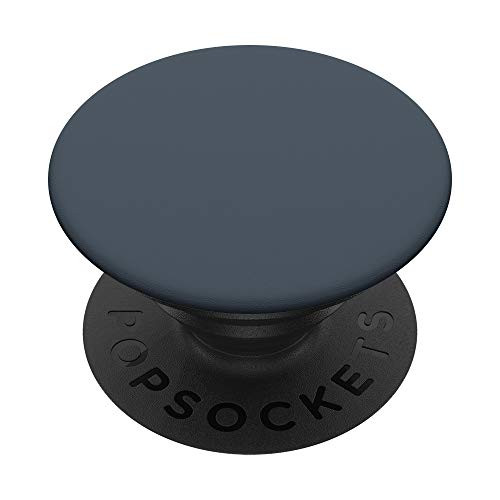 Simple Chic Solid Color Smoky Slate Blue PopSockets PopGrip: Swappable Grip for Phones  and  Tablets