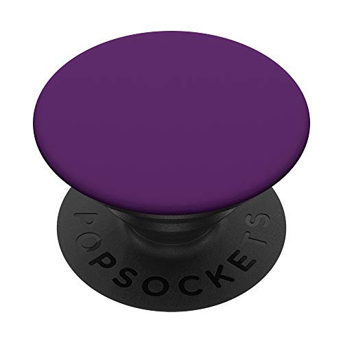 Simple Chic Solid Color Dark Violet Purple PopSockets PopGrip: Swappable Grip for Phones  and  Tablets