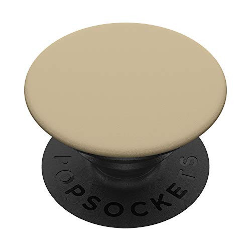 Simple Chic Solid Color Neutral Light Wheat Beige PopSockets PopGrip: Swappable Grip for Phones  and  Tablets