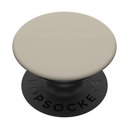 Simple Chic Solid Color Neutral Light Oat Beige PopSockets PopGrip: Swappable Grip for Phones  and  Tablets