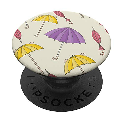 Purple and Yellow Umbrella with Beige Background PopSockets PopGrip: Swappable Grip for Phones and Tablets Purple and Yellow Umbrella with Beige Background PopSockets PopGrip: Swappable Grip for Phones and Tablets