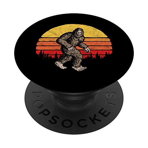 Retro Bigfoot Silhouette Sunset Vintage 80's Believer PopSockets PopGrip: Swappable Grip for Phones  and  Tablets Retro Bigfoot Silhouette Sunset Vintage 80's Believer PopSockets PopGrip: Swappable Grip for Phones  and  Tablets