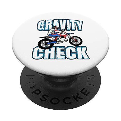 Gravity Check Dirt Bikes Funny Dirt Bike Motocross Enduro PopSockets Grip and Stand for Phones and Tablets Gravity Check Dirt Bikes Funny Dirt Bike Motocross Enduro PopSockets Grip and Stand for Phones and Tablets