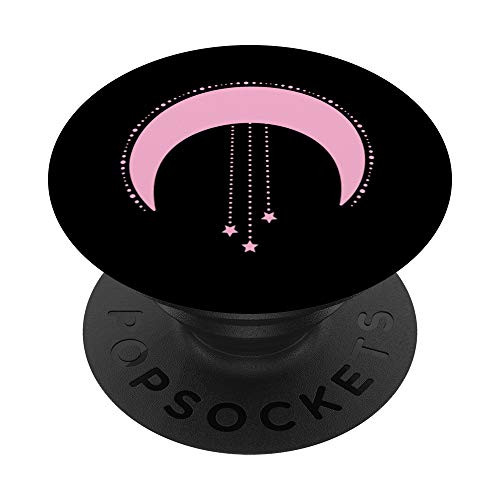 Pink and black moon stars celestial tarot astrology magic PopSockets PopGrip: Swappable Grip for Phones and Tablets Pink and black moon stars celestial tarot astrology magic PopSockets PopGrip: Swappable Grip for Phones and Tablets