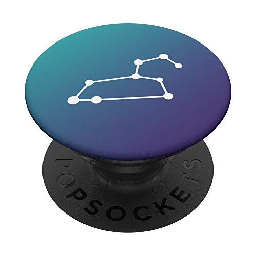 Leo - Zodiac Star Constellation PopSockets PopGrip: Swappable Grip for Phones  and  Tablets