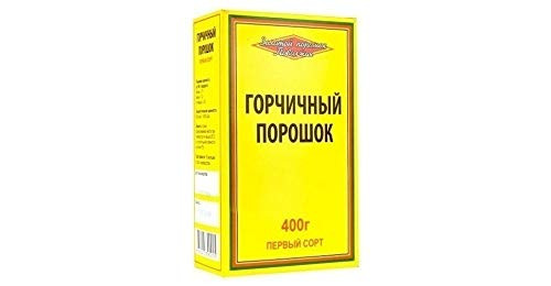Mustard Powder  inchZolotoy Poroshok inch (14.1 Ounce / 400 Gram) (Gorchica) Imported from Russia