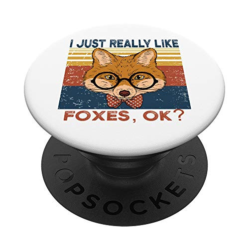 Fox I Just Really Like Foxes PopSockets PopGrip: Swappable Grip for Phones and Tablets Fox I Just Really Like Foxes PopSockets PopGrip: Swappable Grip for Phones and Tablets