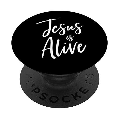 He Is Risen Cute Easter Cross Jesus Is Alive Church Shirt PopSockets Grip and Stand for Phones and Tablets