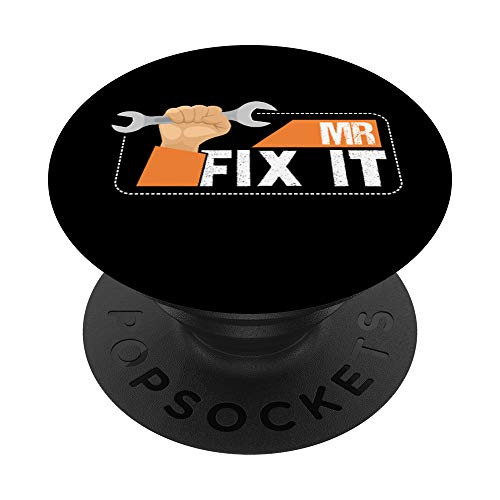 Mr. Fix It Handyman Mechanic Husband Gift PopSockets Grip and Stand for Phones and Tablets