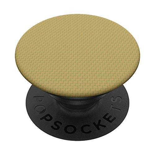 Beige Yellowish Tinge Brown Shade Khaki Tweed Pattern Cute PopSockets PopGrip: Swappable Grip for Phones  and  Tablets