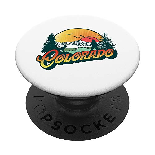 Colorado Vintage Seventies Style Retro Mountains Graphic PopSockets Grip and Stand for Phones and Tablets Colorado Vintage Seventies Style Retro Mountains Graphic PopSockets Grip and Stand for Phones and Tablets