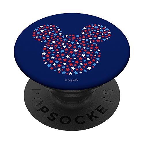 Disney Mickey Mouse Red White and Blue Stars PopSockets Grip and Stand for Phones and Tablets