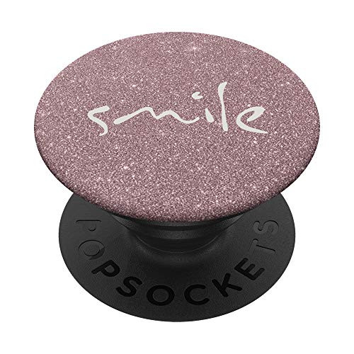 Cute Beige with Inspirational SMILE PopSockets PopGrip: Swappable Grip for Phones and Tablets Cute Beige with Inspirational SMILE PopSockets PopGrip: Swappable Grip for Phones and Tablets