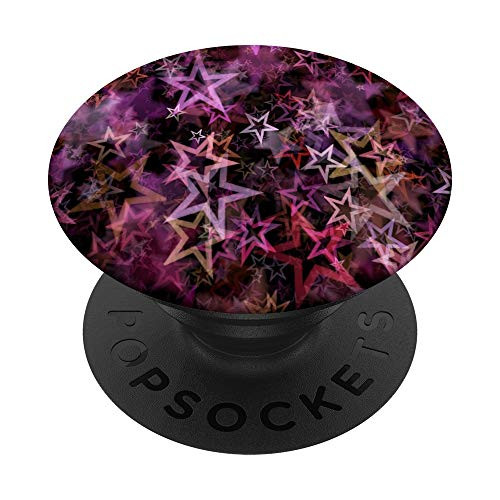 Star Pattern Background PopSockets PopGrip: Swappable Grip for Phones  and  Tablets
