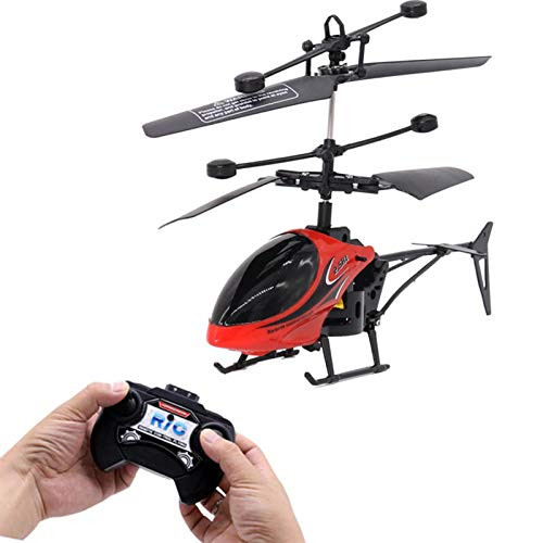 JinJingYe RC Helicopters, Mini Remote Control Helicopter, Infrared Sensor,RC Aircraft Toy, Kids and Adult Indoor Micro RC Helicopter Best Helicopter Toy Gift,Red
