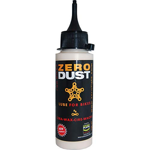 ZERODUST Bicycle Dry Wax w/Dust Repellant Technology   Eco-Friendly Chain Lube/Lubricant/Lubrication (120ml ~ 4 to 8 Bikes) High-Performance