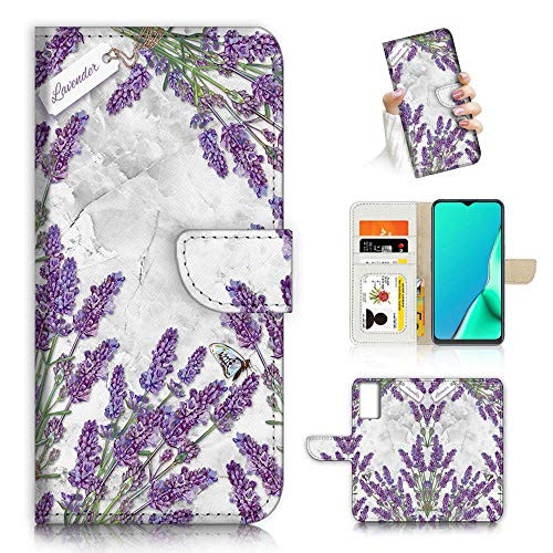 for Samsung S20 FE 4G, S20 FE 5G, Designed Flip Wallet Phone Case Cover, A21946 Lavender Marble