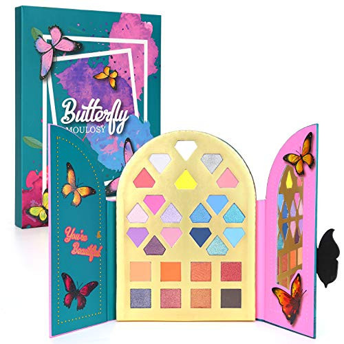 Eyeshadow Palette Professional 26 Color Eye Shadow Matte Shimmer Makeup Pallet Highly Pigmented Colorful Powder Long Lasting Waterproof Eye Shadow