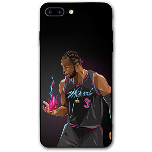 DSDZ iPhone 7 Plus Case 8 Plus Case 5.5 inch,Basketball Star Case Cover for iPhone 7Plus/8Plus (Wade-2)