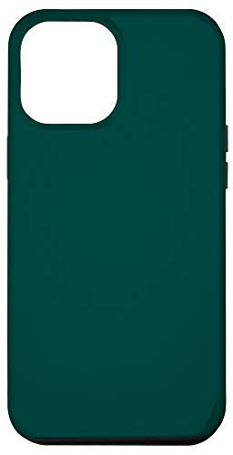 iPhone 12 Pro Max Slate, Green, Dark Green, Simple, Solid, Minimal Case