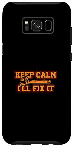 Galaxy S8plus Keep Calm Will Fix It Wrench Car Mechanic Auto Garage Gift Case