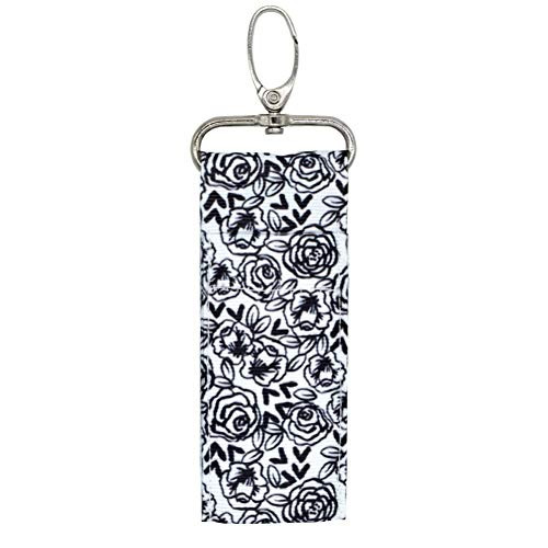 xingshengdejia Chapstick Lipstick Holder Keychain Clip-on Sleeve Chapstick Pouch Keychain Elastic Lip Balm Holster Travel Accessories