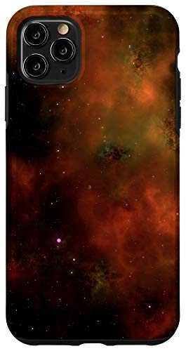 iPhone 11 Pro Max Galaxy Space Theme Stars Distant Space Clouds and Suns Case