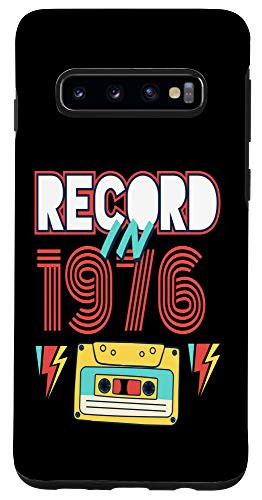 Galaxy S10 Gift 44 Year Old Vintage Cassette Tape 1976 44th Birthday Case