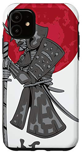 iPhone 11 Japanese Samurai Warrior Character Writing Novelty Gifts Case