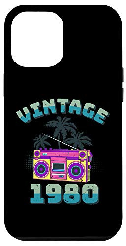 iPhone 12 Pro Max Gift 40 Year Old Vintage Cassette Tape 1980 40th Birthday Case
