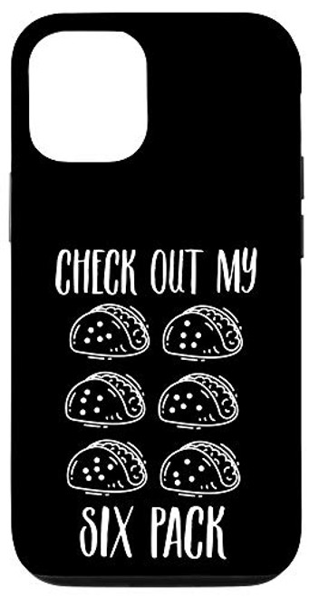 iPhone 12/12 Pro Check Out My Six Pack Tacos Funny Gym Gift Case iPhone 12/12 Pro Check Out My Six Pack Tacos Funny Gym Gift Case