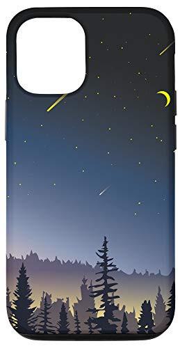 iPhone 12/12 Pro Camping Night Sky Star Forest Mountain Nature Lover Gifts Case