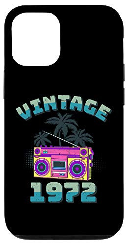 iPhone 12/12 Pro Gift 48 Year Old Vintage Cassette Tape 1972 48th Birthday Case