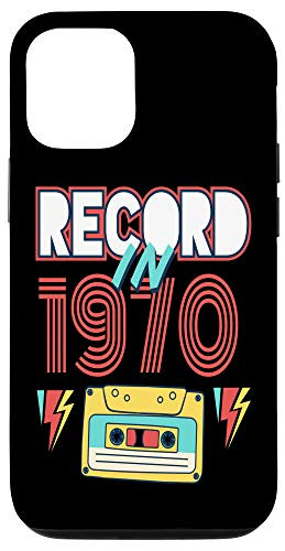 iPhone 12/12 Pro Gift 50 Year Old Vintage Cassette Tape 1970 50th Birthday Case