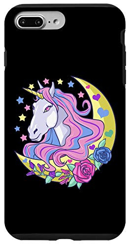 iPhone 7 Plus/8 Plus Pastel Goth Unicorn Stars Flowers Case