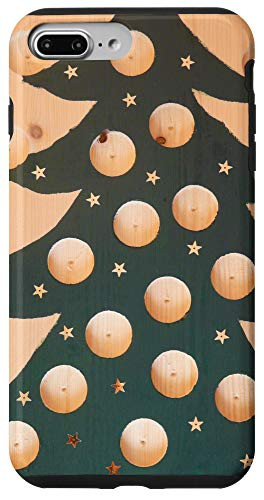 iPhone 7 Plus/8 Plus Christmas Tree Pine Stars Holiday Decor Cute X-Mas Gifts Case