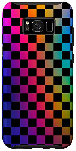 Galaxy S8plus Checkered Rainbow Gradient   Check Pattern Case