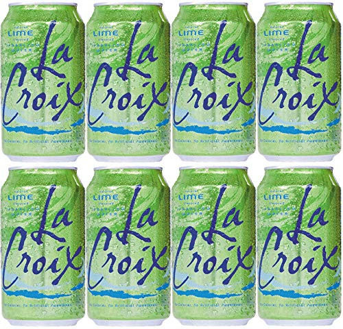 LaCroix Lime Sparkling Water, 12 Oz, Pack of 8
