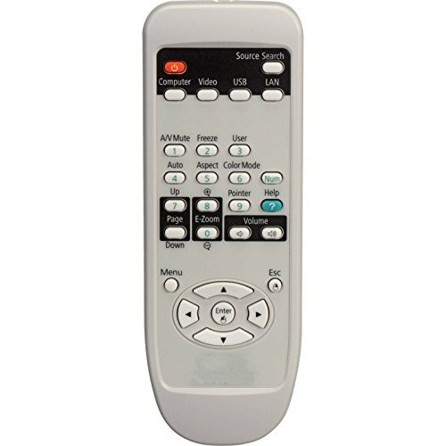 CK Global Projector Remote Control for EPSON ELP-5000ELP-7000ELP-5300 ELP-5300 PowerLite Home Cinema 725HD 730HD