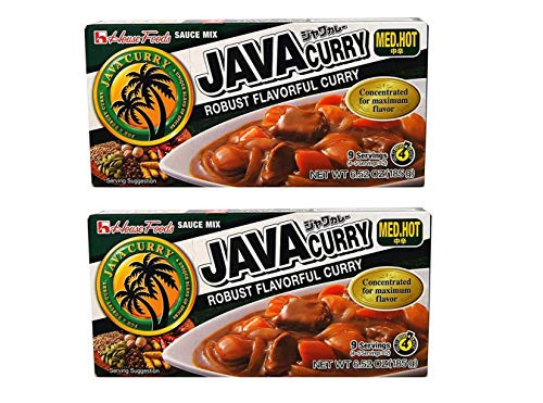 House Foods Java Curry Medium Hot 6.52oz, 2 Pack House Foods Java Curry Medium Hot 6.52oz, 2 Pack