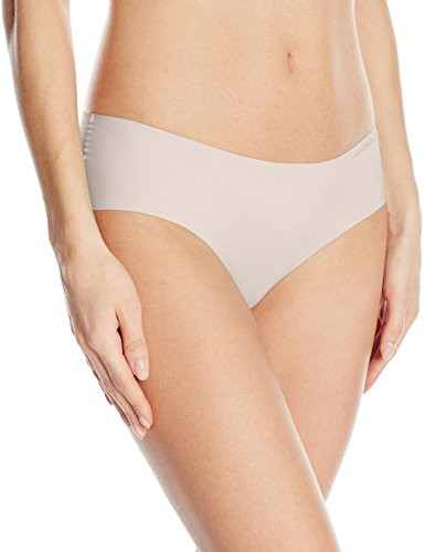 Calvin Klein Women's Invisibles Hipster Multipack Panty, nymph's thigh, Large