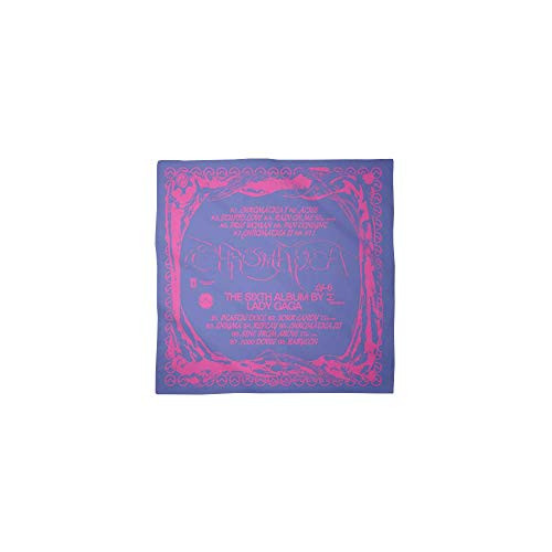 Lady Gaga Chromatica Album Bandana, Violet, One Size