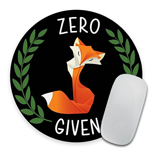Zero Fox Given Mousepad, Chalkboard Fox Mouse Pad, Chalk Zero Fox Given Mousepad, Funny Mousepad, Gift for Guy, Funny Gifts, Mouse Pad