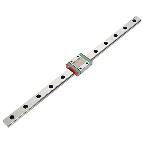LML12B 12mm Linear Rail Mini Bearing Steel Guide Rail Slide Railplus Slide Block Variety Length (300mm)