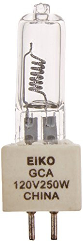 Eiko GCA T3-1/2 G5.3 Base Halogen Bulb, 120V/250W