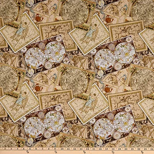 Windham Stargazer Stargazer Star Map Multi Quilt Fabric
