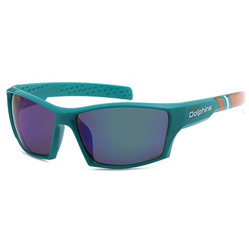 NFL Siskiyou Sports Fan Shop Miami Dolphins Edge Wrap Sunglasses One Size Team Color NFL Siskiyou Sports Fan Shop Miami Dolphins Edge Wrap Sunglasses One Size Team Color